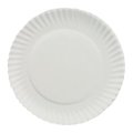 Ajm Packaging Ajm PP6GREWH CPC 6 in. Green Label Uncoated Paper Plate; White - Case of 1000 PP6GREWH  CPC